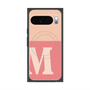 Premium Square Case with Pixelsnap［ Original - initial two tone - M pink ］