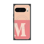 Premium Square Case with Pixelsnap［ Original - initial two tone - M pink ］