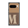 Premium Square Case with Pixelsnap［ Original - initial two tone - M brown ］