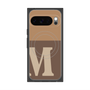 Premium Square Case with Pixelsnap［ Original - initial two tone - M brown ］