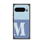 Premium Square Case with Pixelsnap［ Original - initial two tone - M blue ］