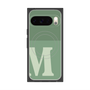 Premium Square Case with Pixelsnap［ Original - initial two tone - M green ］