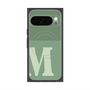 Premium Square Case with Pixelsnap［ Original - initial two tone - M green ］