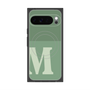 Premium Square Case with Pixelsnap［ Original - initial two tone - M green ］