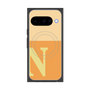 Premium Square Case with Pixelsnap［ Original - initial two tone - N orange ］