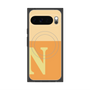 Premium Square Case with Pixelsnap［ Original - initial two tone - N orange ］