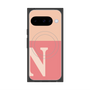 Premium Square Case with Pixelsnap［ Original - initial two tone - N pink ］