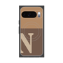 Premium Square Case with Pixelsnap［ Original - initial two tone - N brown ］