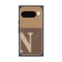Premium Square Case with Pixelsnap［ Original - initial two tone - N brown ］