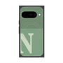 Premium Square Case with Pixelsnap［ Original - initial two tone - N green ］