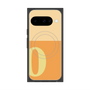 Premium Square Case with Pixelsnap［ Original - initial two tone - O orange ］