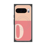 Premium Square Case with Pixelsnap［ Original - initial two tone - O pink ］
