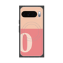 Premium Square Case with Pixelsnap［ Original - initial two tone - O pink ］