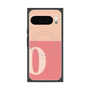 Premium Square Case with Pixelsnap［ Original - initial two tone - O pink ］