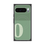 Premium Square Case with Pixelsnap［ Original - initial two tone - O green ］