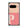 Premium Square Case with Pixelsnap［ Original - initial two tone - P pink ］