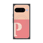 Premium Square Case with Pixelsnap［ Original - initial two tone - P pink ］