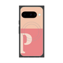 Premium Square Case with Pixelsnap［ Original - initial two tone - P pink ］