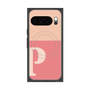 Premium Square Case with Pixelsnap［ Original - initial two tone - P pink ］