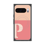 Premium Square Case with Pixelsnap［ Original - initial two tone - P pink ］