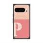 Premium Square Case with Pixelsnap［ Original - initial two tone - P pink ］