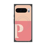 Premium Square Case with Pixelsnap［ Original - initial two tone - P pink ］