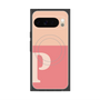 Premium Square Case with Pixelsnap［ Original - initial two tone - P pink ］