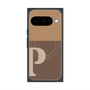 Premium Square Case with Pixelsnap［ Original - initial two tone - P brown ］