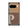 Premium Square Case with Pixelsnap［ Original - initial two tone - P brown ］