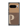 Premium Square Case with Pixelsnap［ Original - initial two tone - P brown ］