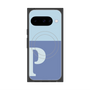 Premium Square Case with Pixelsnap［ Original - initial two tone - P blue ］