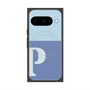 Premium Square Case with Pixelsnap［ Original - initial two tone - P blue ］
