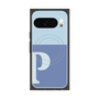Premium Square Case with Pixelsnap［ Original - initial two tone - P blue ］