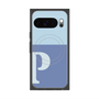 Premium Square Case with Pixelsnap［ Original - initial two tone - P blue ］