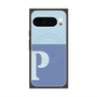 Premium Square Case with Pixelsnap［ Original - initial two tone - P blue ］
