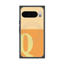 Premium Square Case with Pixelsnap［ Original - initial two tone - Q orange ］