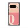 Premium Square Case with Pixelsnap［ Original - initial two tone - Q pink ］