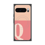 Premium Square Case with Pixelsnap［ Original - initial two tone - Q pink ］