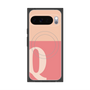 Premium Square Case with Pixelsnap［ Original - initial two tone - Q pink ］