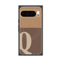 Premium Square Case with Pixelsnap［ Original - initial two tone - Q brown ］