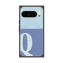 Premium Square Case with Pixelsnap［ Original - initial two tone - Q blue ］