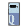 Premium Square Case with Pixelsnap［ Original - initial two tone - Q blue ］