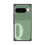 Premium Square Case with Pixelsnap［ Original - initial two tone - Q green ］