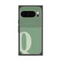 Premium Square Case with Pixelsnap［ Original - initial two tone - Q green ］