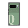 Premium Square Case with Pixelsnap［ Original - initial two tone - Q green ］