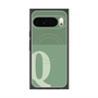Premium Square Case with Pixelsnap［ Original - initial two tone - Q green ］