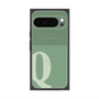 Premium Square Case with Pixelsnap［ Original - initial two tone - Q green ］