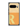 Premium Square Case with Pixelsnap［ Original - initial two tone - R orange ］