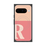 Premium Square Case with Pixelsnap［ Original - initial two tone - R pink ］