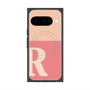 Premium Square Case with Pixelsnap［ Original - initial two tone - R pink ］